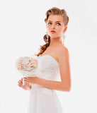 Strapless Prom Dress with Ruched